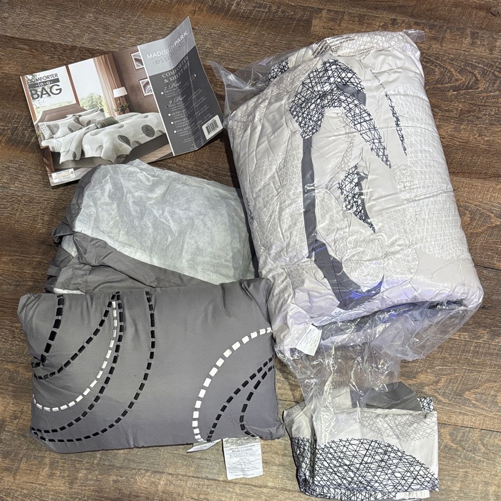 Gray Comforter Set